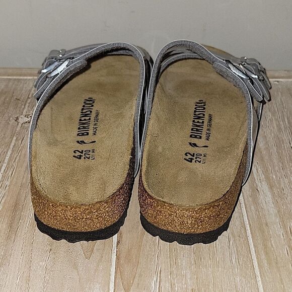 Birkenstock Franca Patent Alloy Sandals Size 42  11 - Picture 5 of 11